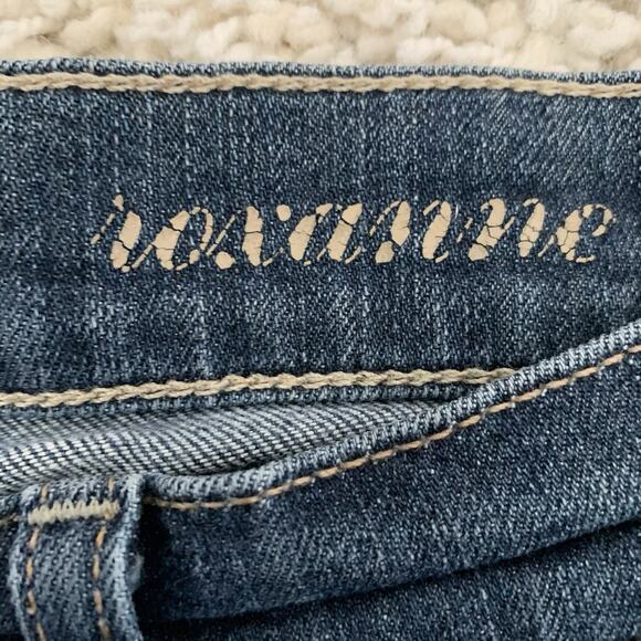 7 for All Mankind Jeans Womens Size 25 ROXANNE Skinny Cotton Stretch Blue Denim - Picture 4 of 6